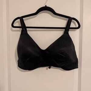 Torrid 360 Back Smoothing Wire Free Lightly Lined Everyday Bra Black Size 42DD